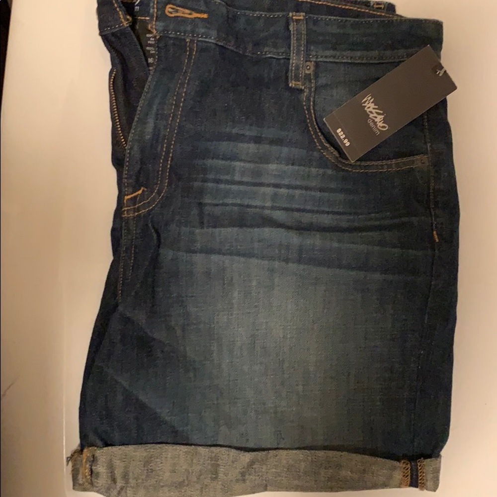 Denim shorts